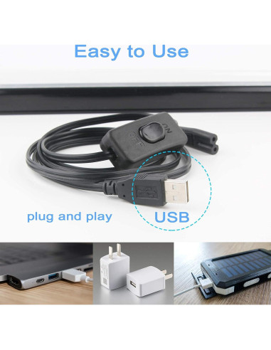 Barra de Luz Negra LED GREENIC 10W 30cm USB 2 Piezas