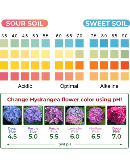 Kit de Prueba de pH del Suelo NewTest 125 Tiras y Cilindros