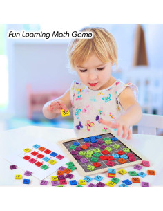 Juego educativo de matemáticas GEMEM 1-100 con rompecabezas 2