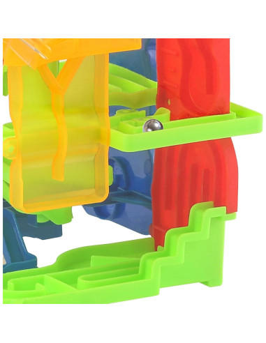 Cubo de Laberinto 3D 3 Nutrias con 72 Obstáculos