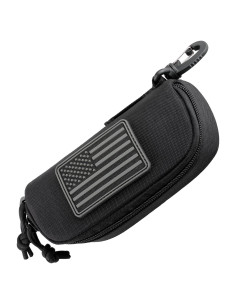 Funda táctica WYNEX para gafas, estuche duro negro