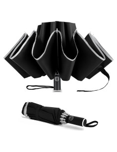 Paraguas Invertido UVANTI Plegable 116.8 cm a Prueba de Viento