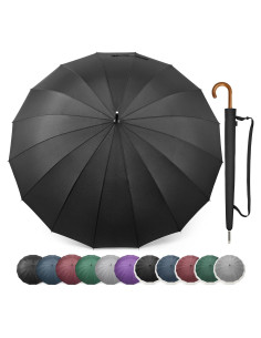 Paraguas Grande G4Free Automático 137 cm a Prueba de Viento