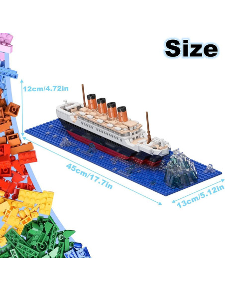 Bloques de Construcción RMS Titanic OneNext 548 Piezas