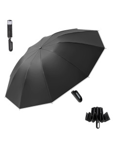 Paraguas Invertido Automático Afkengung Negro Compacto