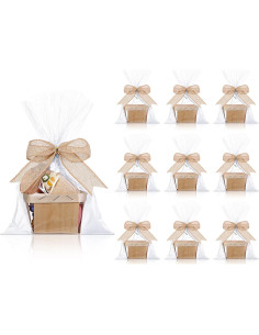 Set de 10 Cestas de Madera Yerliker para Regalos 10x8.6 cm 2