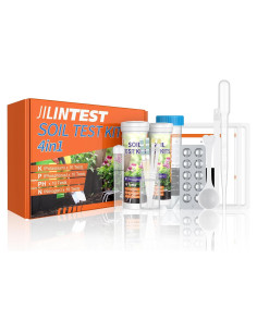 Kit de Prueba de Suelo 4 en 1 Pawfly - pH, Nitrógeno, Fósforo