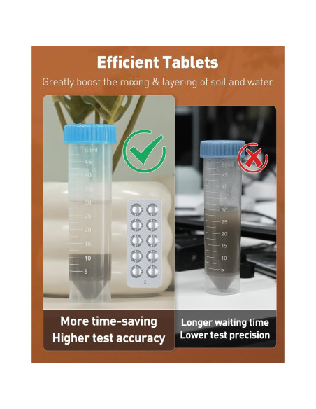 Kit de Prueba de Suelo 4 en 1 Pawfly - pH, Nitrógeno, Fósforo