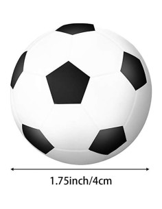 24 Piezas Mini Balones de Fútbol Fulanfudi Decoración Fiesta 2