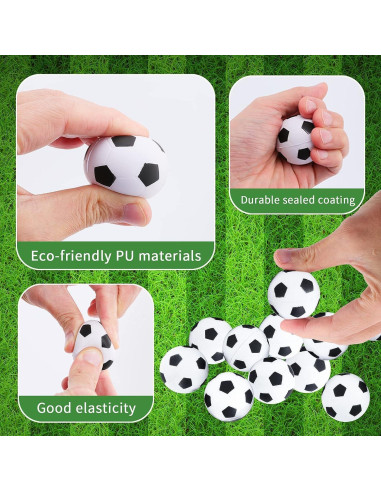24 Piezas Mini Balones de Fútbol Fulanfudi Decoración Fiesta