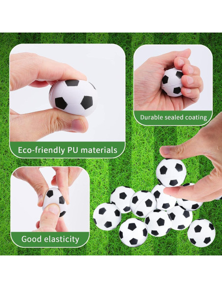 24 Piezas Mini Balones de Fútbol Fulanfudi Decoración Fiesta