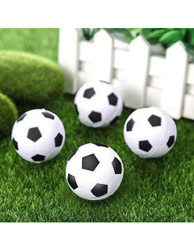 24 Piezas Mini Balones de Fútbol Fulanfudi Decoración Fiesta