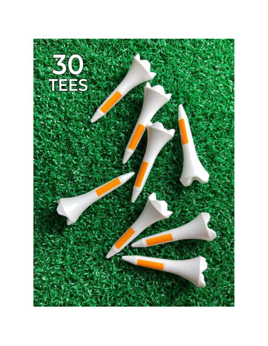 Tees de Golf Pride Performance 3,81 cm Blanco Paquete 1