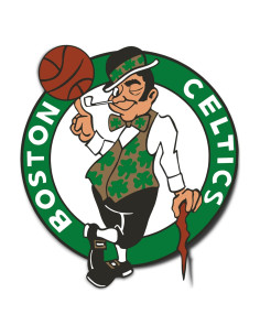 Calcomanía NBA Boston Celtics Cactus del Desierto Vinilo 20,7cm