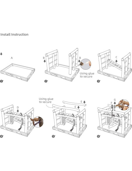 Centro de Actividad para Aves Niteangel 35x25 cm