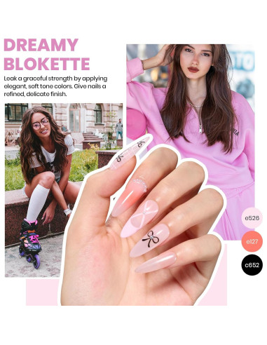 Kit de Esmalte en Gel Beetles 37 Piezas 25 Colores Pastel