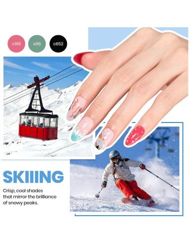 Kit de Esmalte en Gel Beetles 37 Piezas 25 Colores Pastel