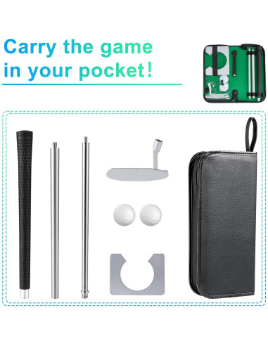 Juego de Mini Golf Y-Nut Putter Interior con Accesorios