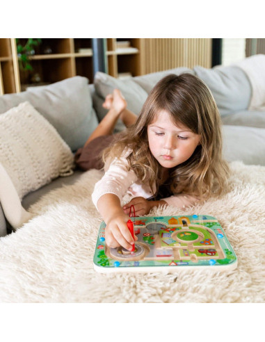 Tablero Ocupado HABA Laberinto de Ciudad 25,4x22,2cm