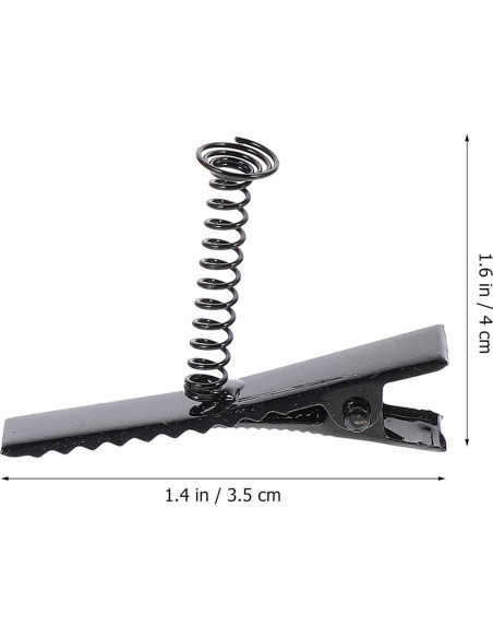 100 Clips de Pico de Pato de Metal para Manualidades DIY