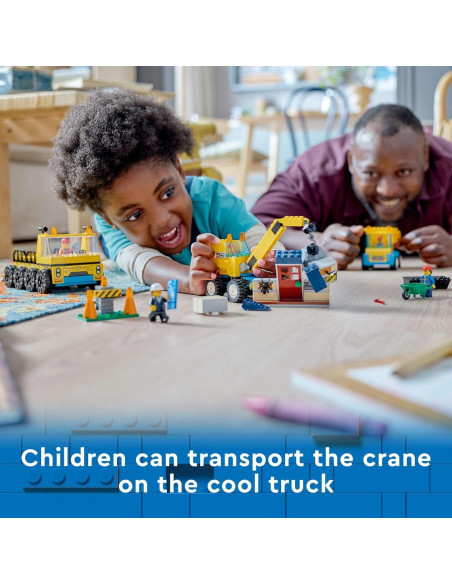 LEGO City Camiones y Grúa de Demolición 60391 - 3 Vehículos