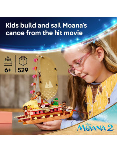 LEGO Aventura en Canoe Moana 529 Piezas Juguete 6+ 2