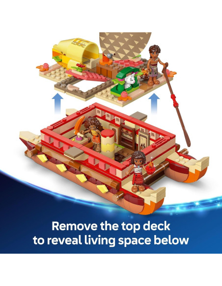 LEGO Aventura en Canoe Moana 529 Piezas Juguete 6+ LEGO Aventura en Canoe Moana 529 Piezas Juguete 6+