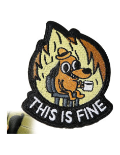 Parche Bordado Militar XMJY Este es Fino 7.62x6.1cm