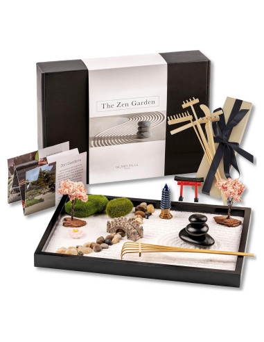 Kit Jardín Zen Japonés Island Falls 28x20 cm Decoración