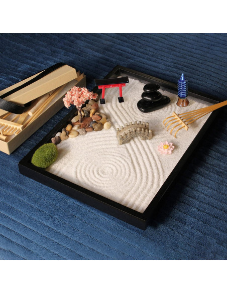 Kit Jardín Zen Japonés Island Falls 28x20 cm Decoración