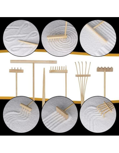 Kit Jardín Zen Japonés Island Falls 28x20 cm Decoración