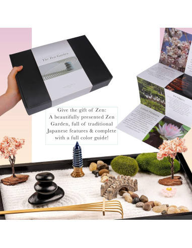 Kit Jardín Zen Japonés Island Falls 28x20 cm Decoración