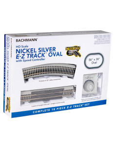Bachmann E-Z Track Óvalo Plata Níquel con Controlador HO