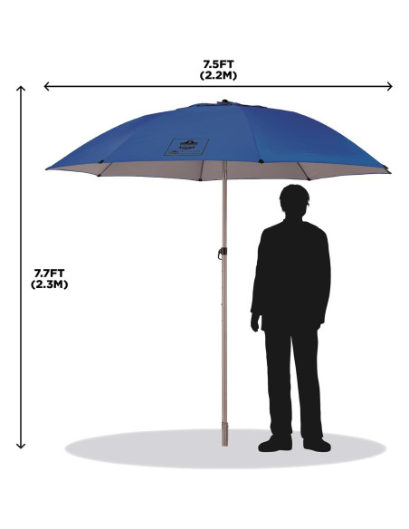 Paraguas Industrial Ergodyne SHAX 6100 2.3m Azul