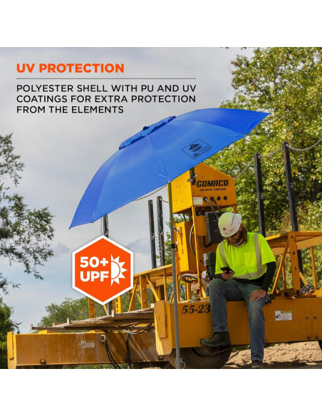 Paraguas Industrial Ergodyne SHAX 6100 2.3m Azul