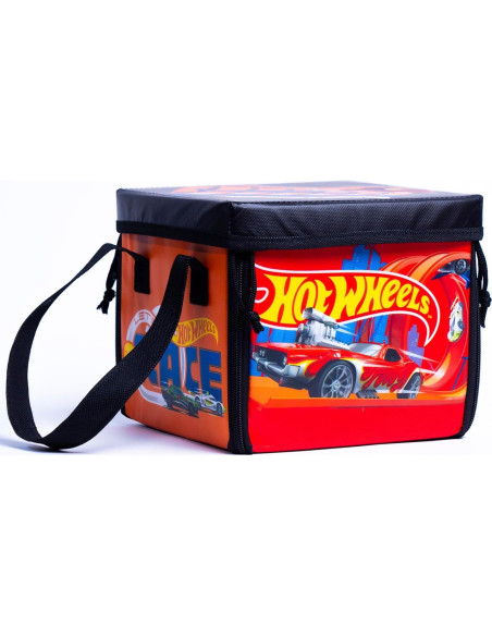 Hot Wheels ZipBin Ramp It Up - Tapete y Almacenaje 53 cm