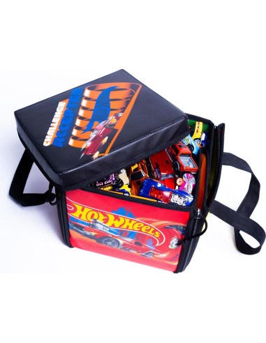 Hot Wheels ZipBin Ramp It Up - Tapete y Almacenaje 53 cm