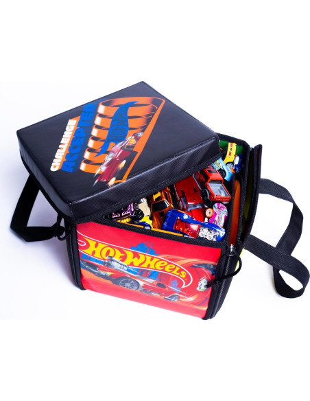 Hot Wheels ZipBin Ramp It Up - Tapete y Almacenaje 53 cm