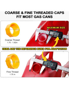 Kit de Reemplazo Boquilla de Lata de Gas FOANRIY Amarillo 2