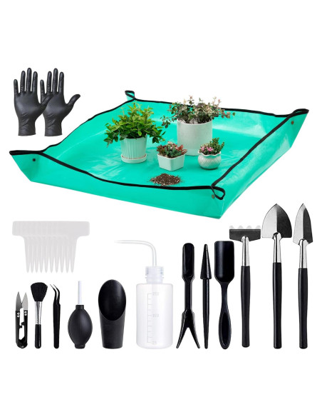 Juego de Herramientas de Jardinería Melphoe 25 Piezas Mini