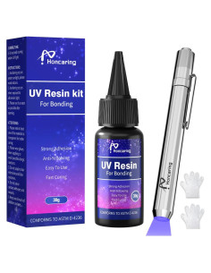 Kit de Resina UV Honcaring 30g con Luz para Reparación