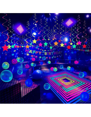 Proyector UV 100W Glostars IP66 Luz Negra 395nm 2 Paquetes