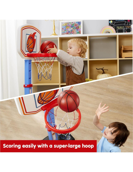 Juego de Baloncesto Ajustable JOYIN para Niños 2.5-3.5 ft