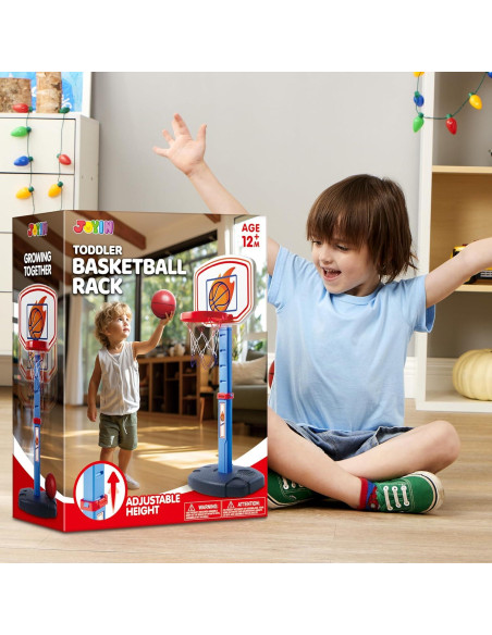 Juego de Baloncesto Ajustable JOYIN para Niños 2.5-3.5 ft