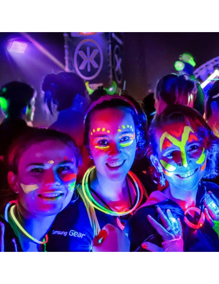 Proyector UV 100W Glostars IP66 Luz Negra 395nm 2 Paquetes