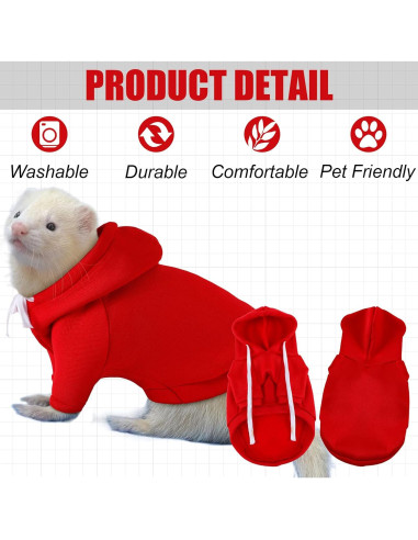 Conjunto de Arnés y Correa para Hurones Foaincore 6 Pcs