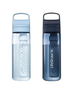 Botella LifeStraw Go Series 22 oz Filtro Agua 2-Pack Azul