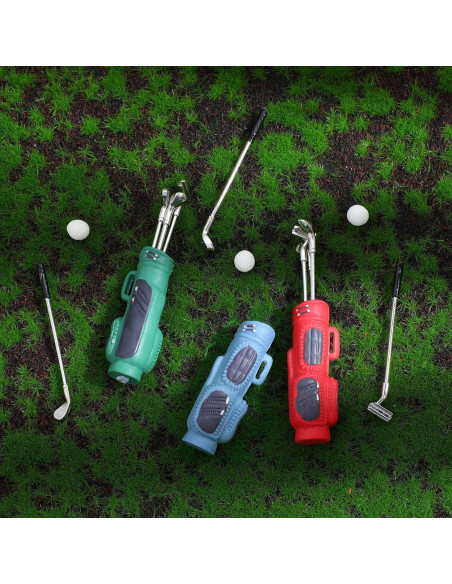 3 Juegos Mini Golf Casa de Muñecas HyDren 1:12 Colores