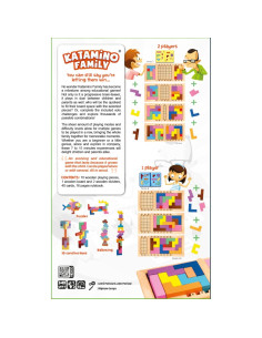 Katamino Familia - Juego de Rompecabezas para Niños 0.5 kg 2