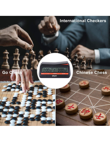 Reloj de Ajedrez Xflyee Digital Portátil con Bonificación